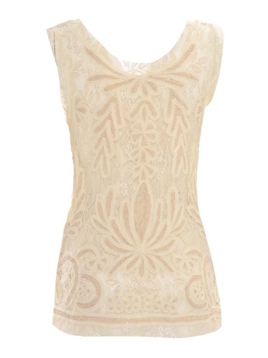 25SS 파로쉬 민소매 티셔츠 NIXIE D311641 101 233824 Beige - PAROSH