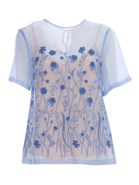 25SS 파로쉬 반팔 티셔츠 SORGENTE D313077 046 233857 BLUE