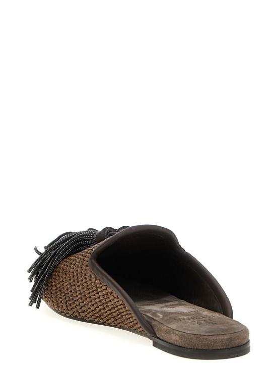 25SS 브루넬로 쿠치넬리 플랫 슈즈 MZ39C2938C193 BROWN - BRUNELLO CUCINELLI