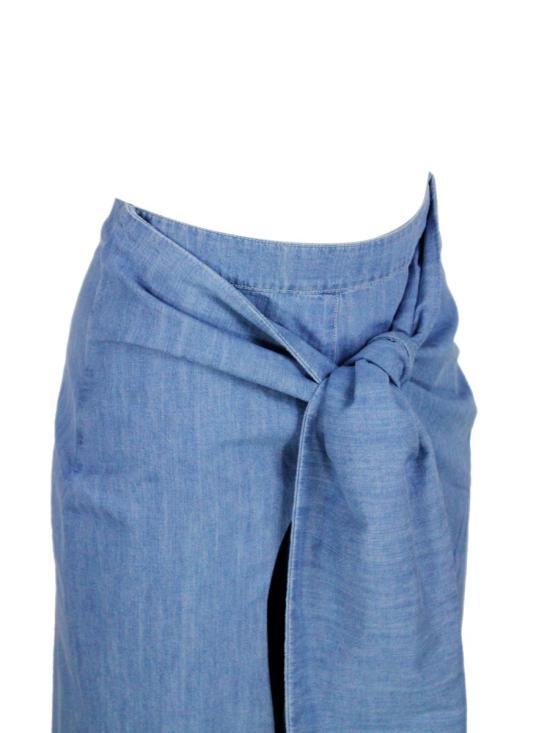 25SS 파비아나 필리피 숏 스커트 GND275F802L346VR1 Navy - FABIANA FILIPPI