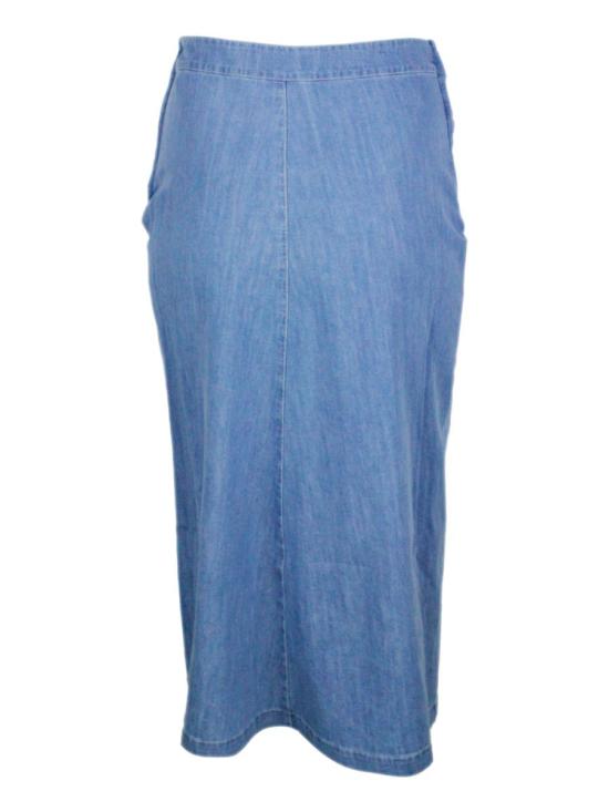 25SS 파비아나 필리피 숏 스커트 GND275F802L346VR1 Navy - FABIANA FILIPPI