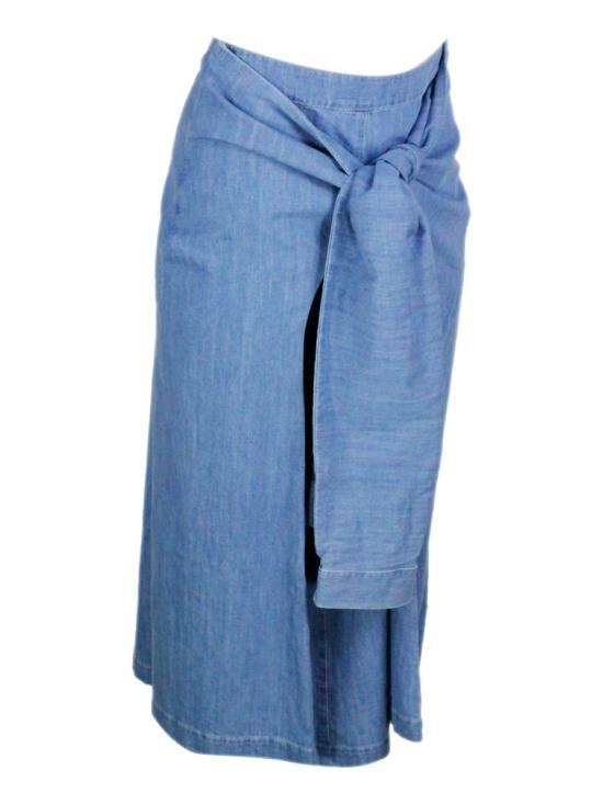 25SS 파비아나 필리피 숏 스커트 GND275F802L346VR1 Navy - FABIANA FILIPPI