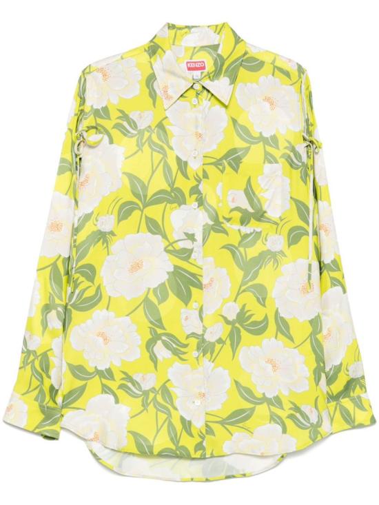 25SS 겐조 긴팔 티셔츠 FF52CH2599JO 45 GREEN