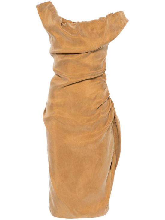 25SS 비비안웨스트우드 미디 원피스 1101031T W0129 R402 BROWN