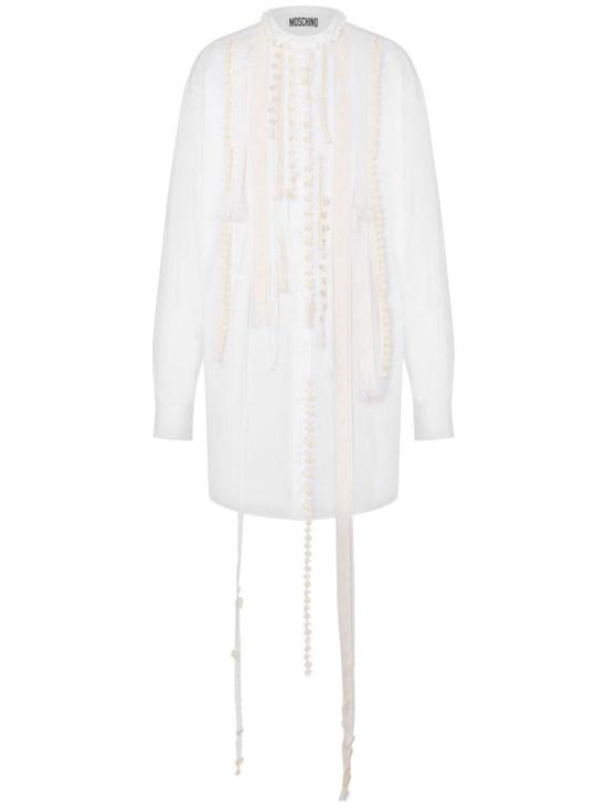 25SS 모스키노 숏 원피스 J0417 0431 2001 MULTI WHITE