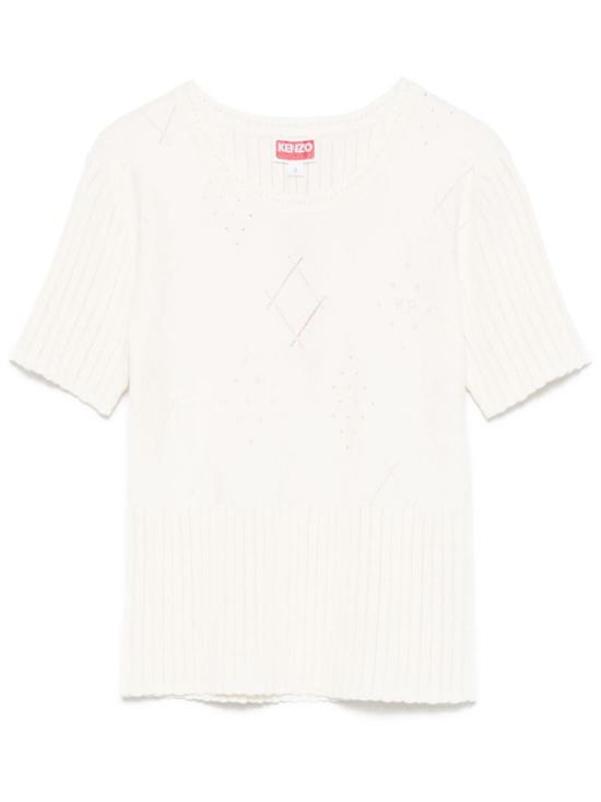 25SS 겐조 반팔 티셔츠 FF52PU4983CW 02 Beige