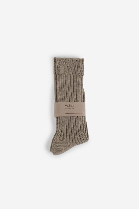  YAMAYA SOCKS 양말 야마야  야크 리브  그레이/브라운/그린 - OTHER BRANDS