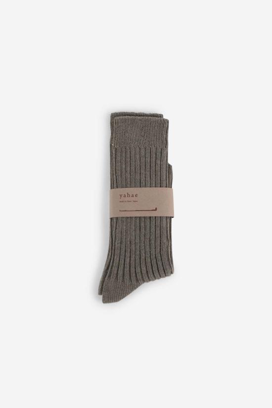  YAMAYA SOCKS 양말 야마야  야크 리브  그레이/브라운/그린 - OTHER BRANDS