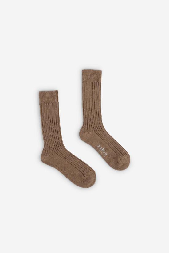  YAMAYA SOCKS 양말 야마야  야크 리브  그레이/브라운/그린 - OTHER BRANDS
