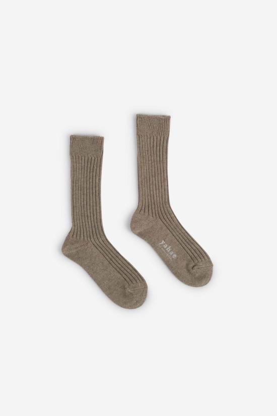  YAMAYA SOCKS 양말 야마야  야크 리브  그레이/브라운/그린 - OTHER BRANDS
