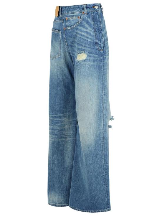 25SS MM6 메종마르지엘라 데님 팬츠 S52LA0243 M30016961 BLUE - MM6 MAISON MARGIELA