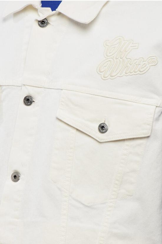  오프화이트 데님 자켓 OMYR002S24DEN0010202 White - OFF WHITE