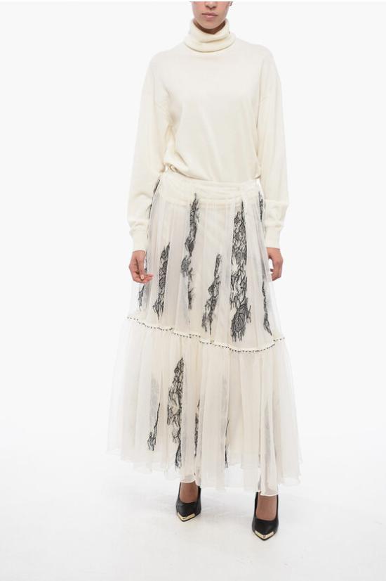  크리스챤디올 롱 스커트 314J02A M602 9330 White - DIOR