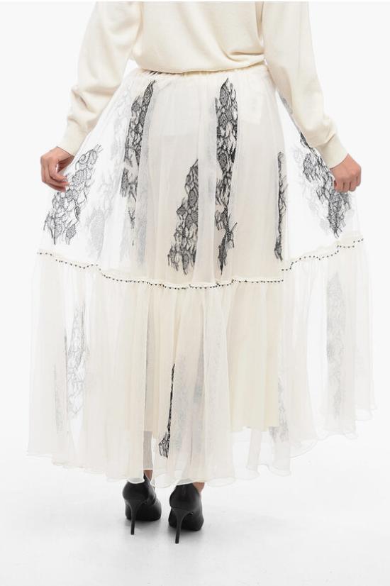  크리스챤디올 롱 스커트 314J02A M602 9330 White - DIOR