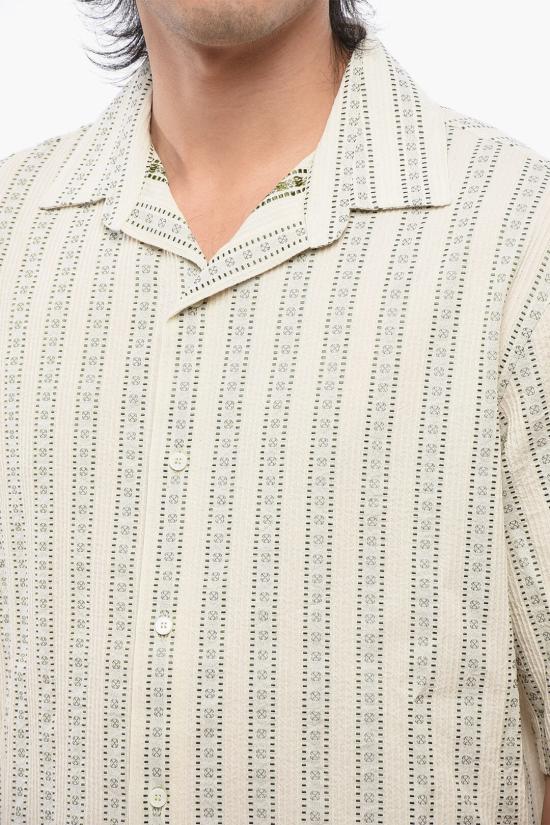  오프화이트 반팔 셔츠 OMGG013S24FAB0011900 - OFF WHITE