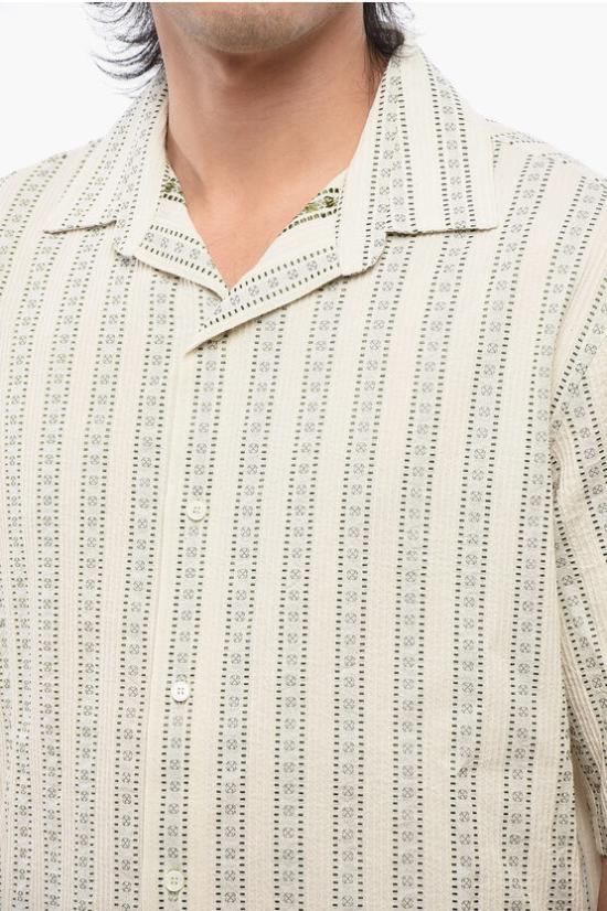  오프화이트 반팔 셔츠 OMGG013S24FAB0011900 - OFF WHITE