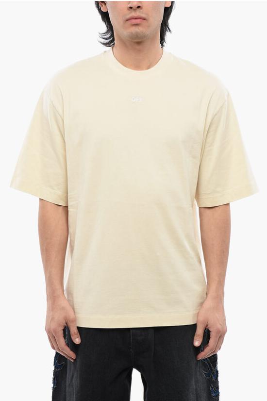  오프화이트 반팔 티셔츠 OMAA120S24JER0040301 White