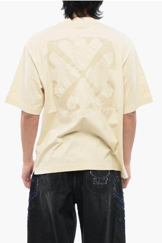  오프화이트 반팔 티셔츠 OMAA120S24JER0040301 White - OFF WHITE