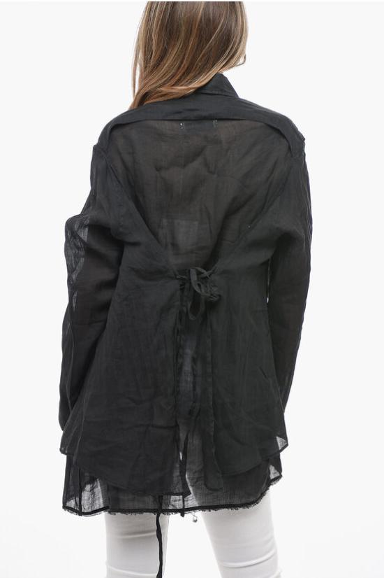  아워레가시 블라우스 W2232BLBRA BLK Black - OUR LEGACY