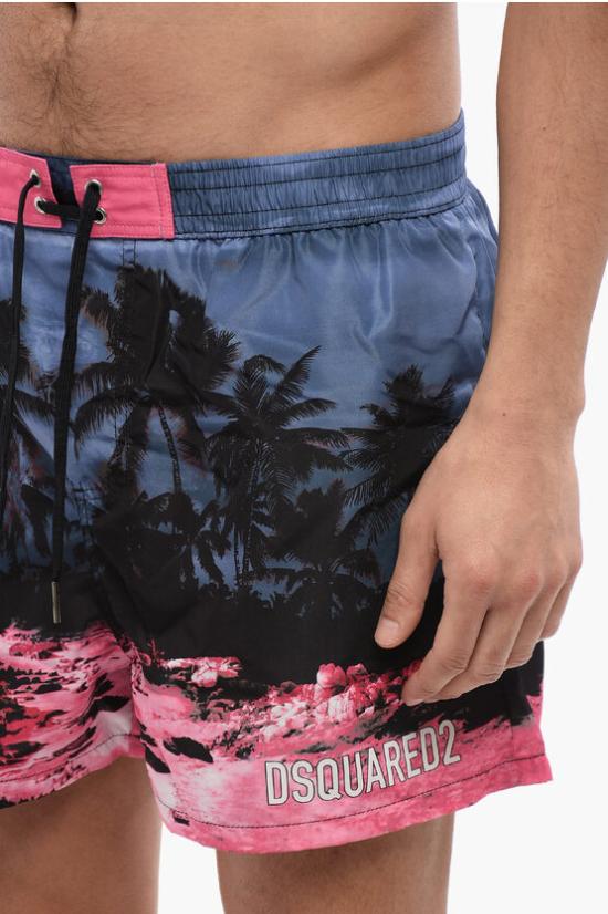  디스퀘어드2 스윔팬츠 S82D7B72 SJ4760 446 Blu Rosa - DSQUARED2