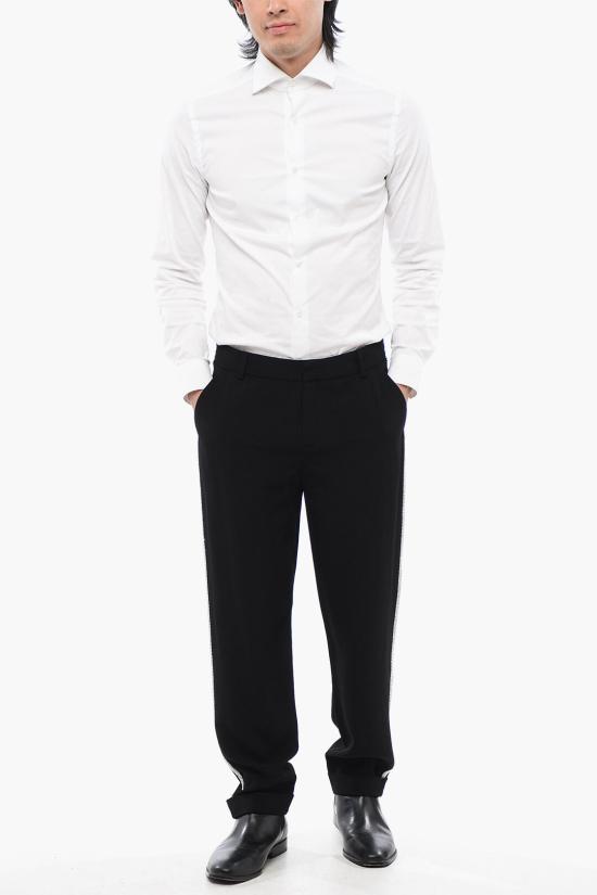  발망 치노 팬츠 CH1PM030 PC15 EHV Black - BALMAIN