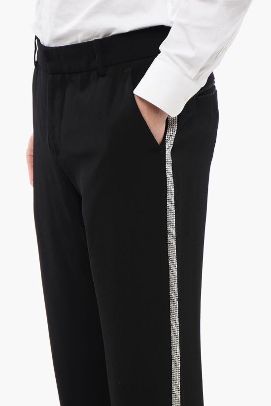  발망 치노 팬츠 CH1PM030 PC15 EHV Black - BALMAIN