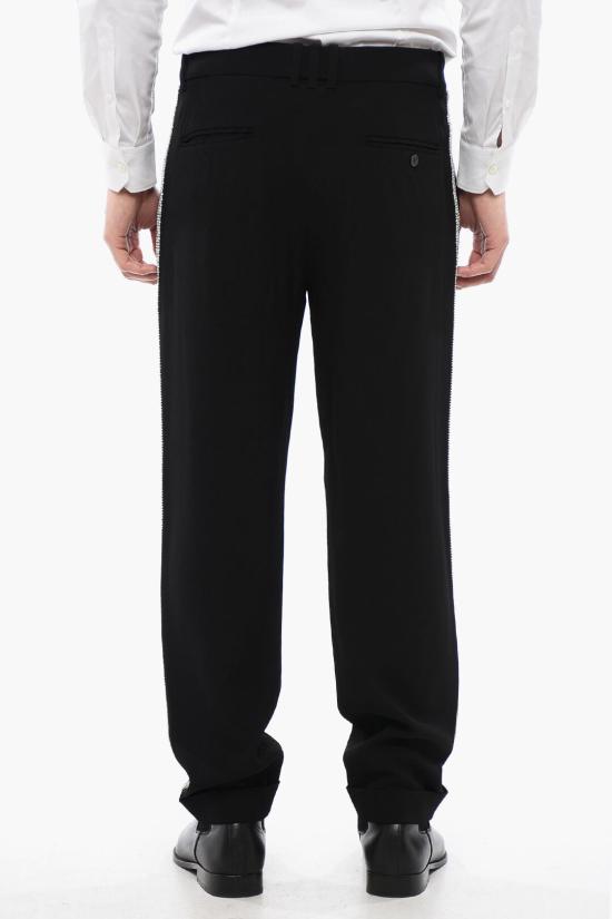  발망 치노 팬츠 CH1PM030 PC15 EHV Black - BALMAIN