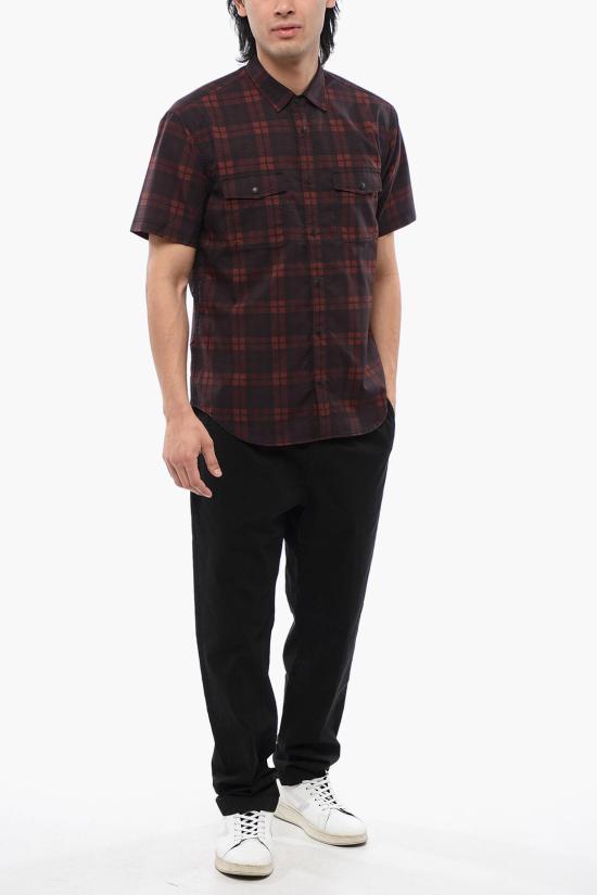  울리치 반팔 셔츠 CFWJSI0023MRUT2755 R2 Red - WOOLRICH