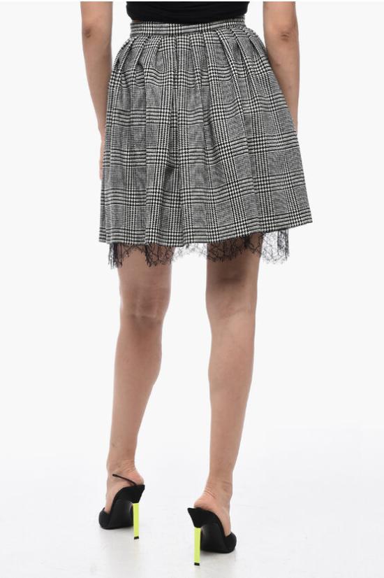  디올 숏 스커트 311J09A 1376 9330 Black White - DIOR