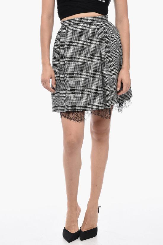  디올 숏 스커트 311J09A 1376 9330 Black White