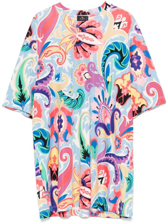 25SS 에트로 반팔 티셔츠 WRMA0007 99IAD11X0887 Blue