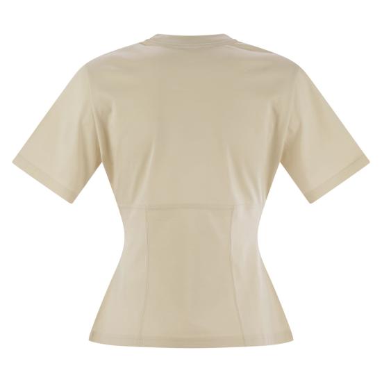 25SS 몽클레어 반팔 티셔츠 K10938C00018 CREAM - MONCLER