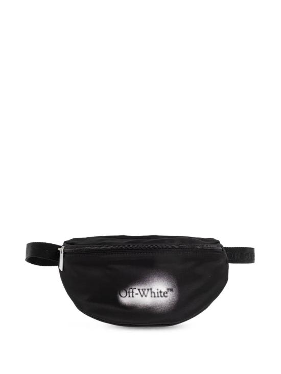 25SS [키즈] 오프화이트 가방 OBNO001S25FAB001 1001 BLACK WHITE