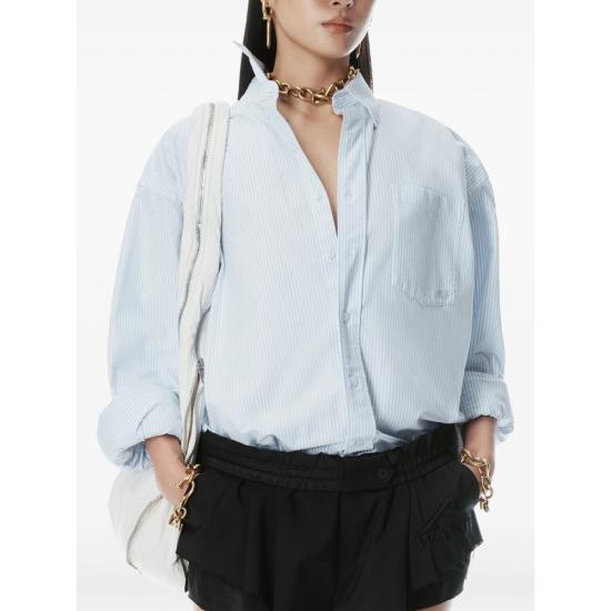 25SS 알렉산더 왕 셔츠 4WC2251013 425 BLUE - ALEXANDER WANG