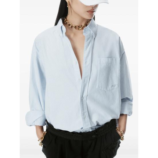 25SS 알렉산더 왕 셔츠 4WC2251013 425 BLUE - ALEXANDER WANG