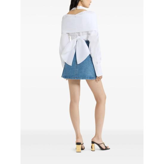 25SS 파투 블라우스 BL0370017 001W WHITE - PATOU