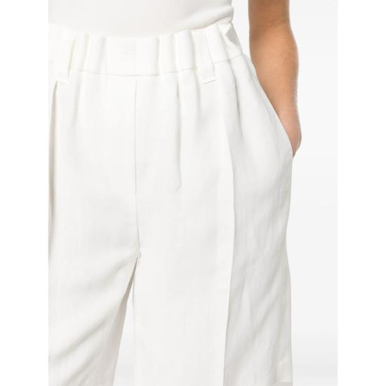 25SS 브루넬로 쿠치넬리 숏팬츠 MH126P8612 C600 WHITE - BRUNELLO CUCINELLI