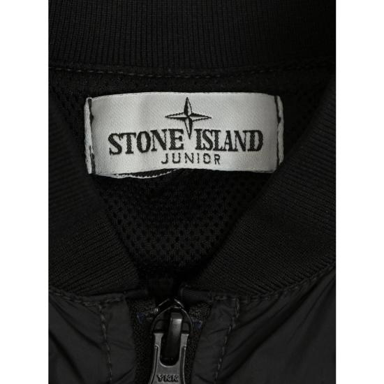 25SS [키즈] 스톤 아일랜드 봄버 자켓 164100003 S0033 V0029 BLACK - STONE ISLAND