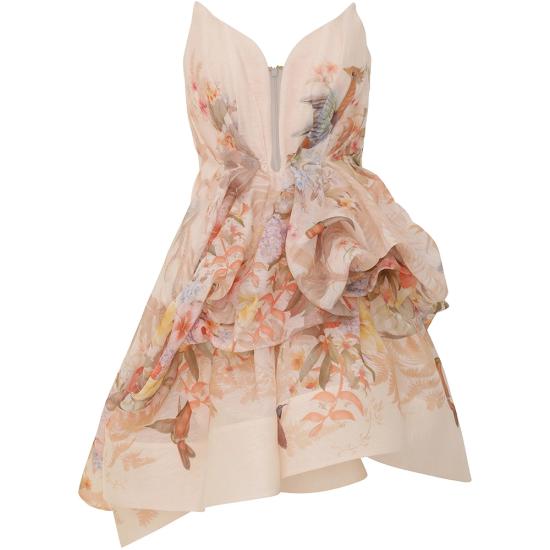 25SS 짐머만 숏 원피스 3543DS251 IVORY NEUTRALS