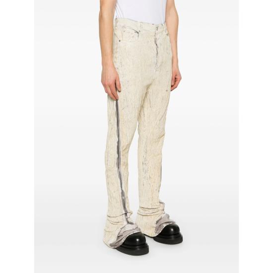 25SS 릭 오웬스 데님 RR01E5343 SMMC 11 YELLOW WHITE - RICK OWENS