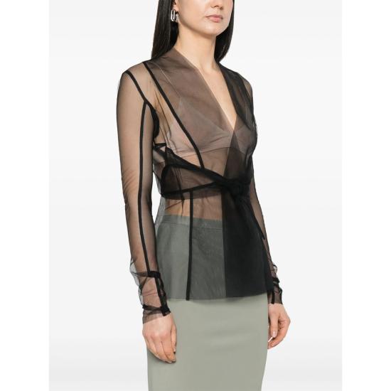 25SS 릭 오웬스 자켓 RP01E7700 TU 09 BLACK - RICK OWENS