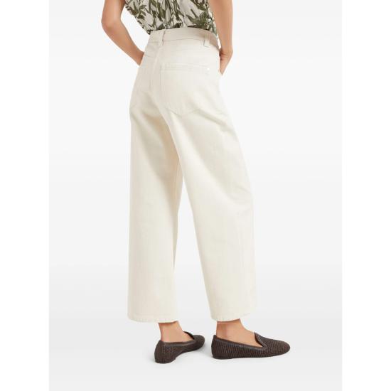 25SS 브루넬로 쿠치넬리 팬츠 M0H81P5972 C1713 WHITE - BRUNELLO CUCINELLI