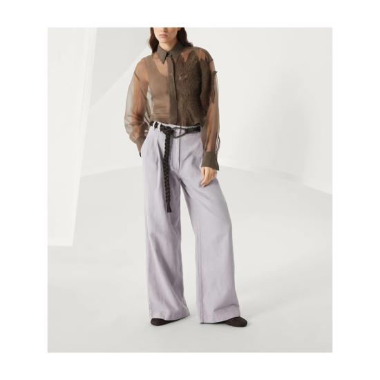 25SS 브루넬로 쿠치넬리 팬츠 ML996P5896 C9101 PURPLE - BRUNELLO CUCINELLI