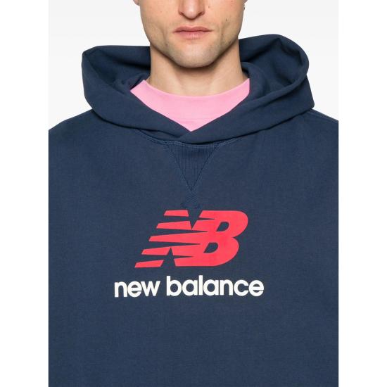 25SS 뉴발란스 후드 티셔츠 MT51512NNY BLUE - NEW BALANCE