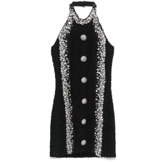 25SS 발망 원피스 EF1R5091 PC75 EAW BLACK