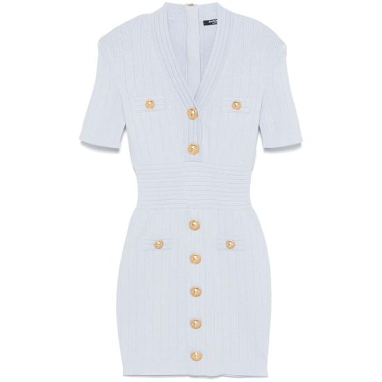 25SS 발망 원피스 EF1R6045 KB07 6AC BLUE