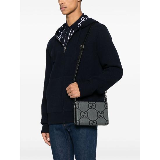 25SS 구찌 크로스백 795240 AAECE 1046 GREY BLACK - GUCCI