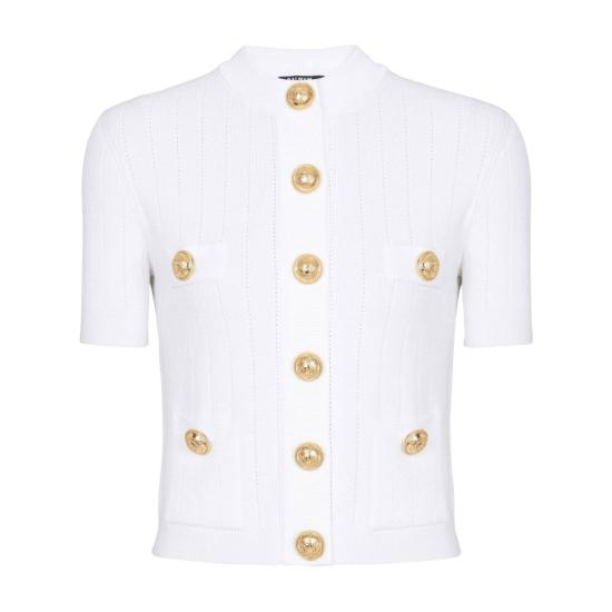 25SS 발망 가디건 EF1KL023 KB07 0FA WHITE