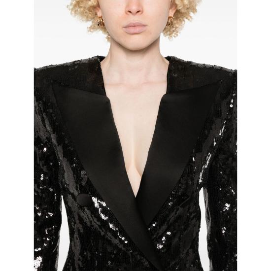 25SS 발망 원피스 EF1R9239 MG12 0PA BLACK - BALMAIN