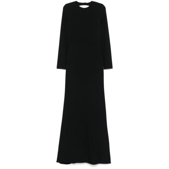 25SS 구찌 롱 원피스 804827 ZAF5Z 1000 BLACK